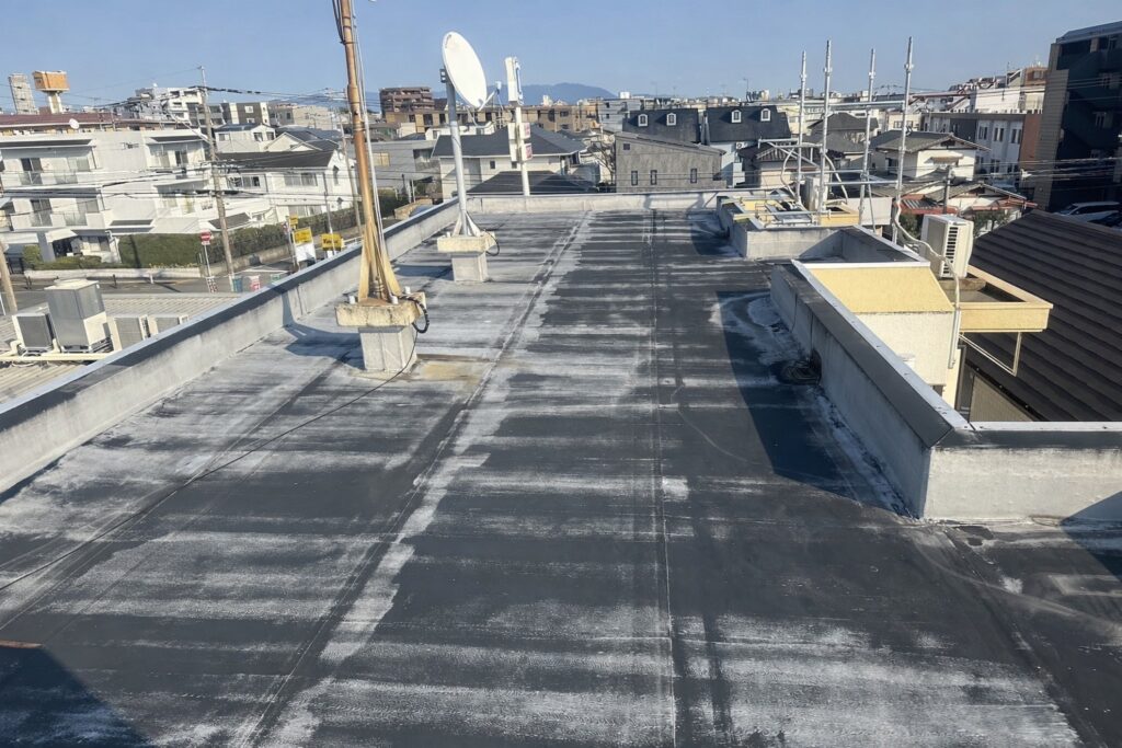 大規模修繕工事　防水工事　ウレタン塗膜防水