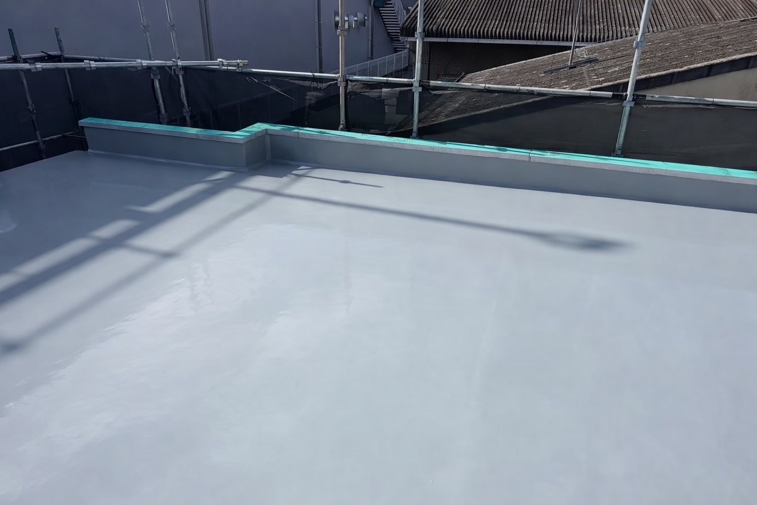 大規模修繕工事　防水工事　ウレタン塗膜防水